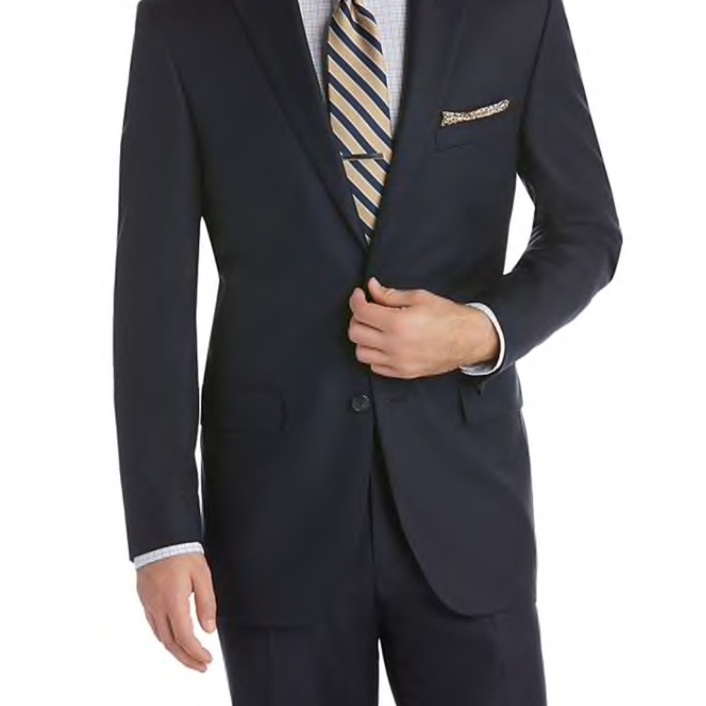 Jos. A Bank Navy Suit Jacket + Pants - 40R / 34R